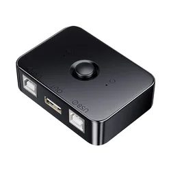 Dual Computer USB Printer Sharing Switch with HUB Controller (As Photo)