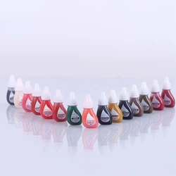 28 colors 3ml Tattoo Ink Pigment Beauty Paints Makeup Tattoo Supplies Semi-permanent Eyebrow 1pc