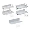Washing Table Kitchen Seasoning Rack Cosmetic Storage Rack Punch-free Desktop Storage Rack Acrylic Multi-layer Storage 4