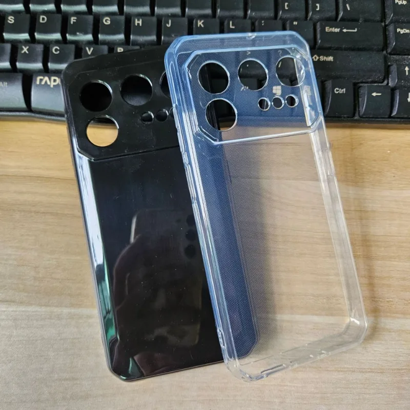 Ultra-Thin Black Transparent TPU Phone Case – Soft Silicone Protective Shell