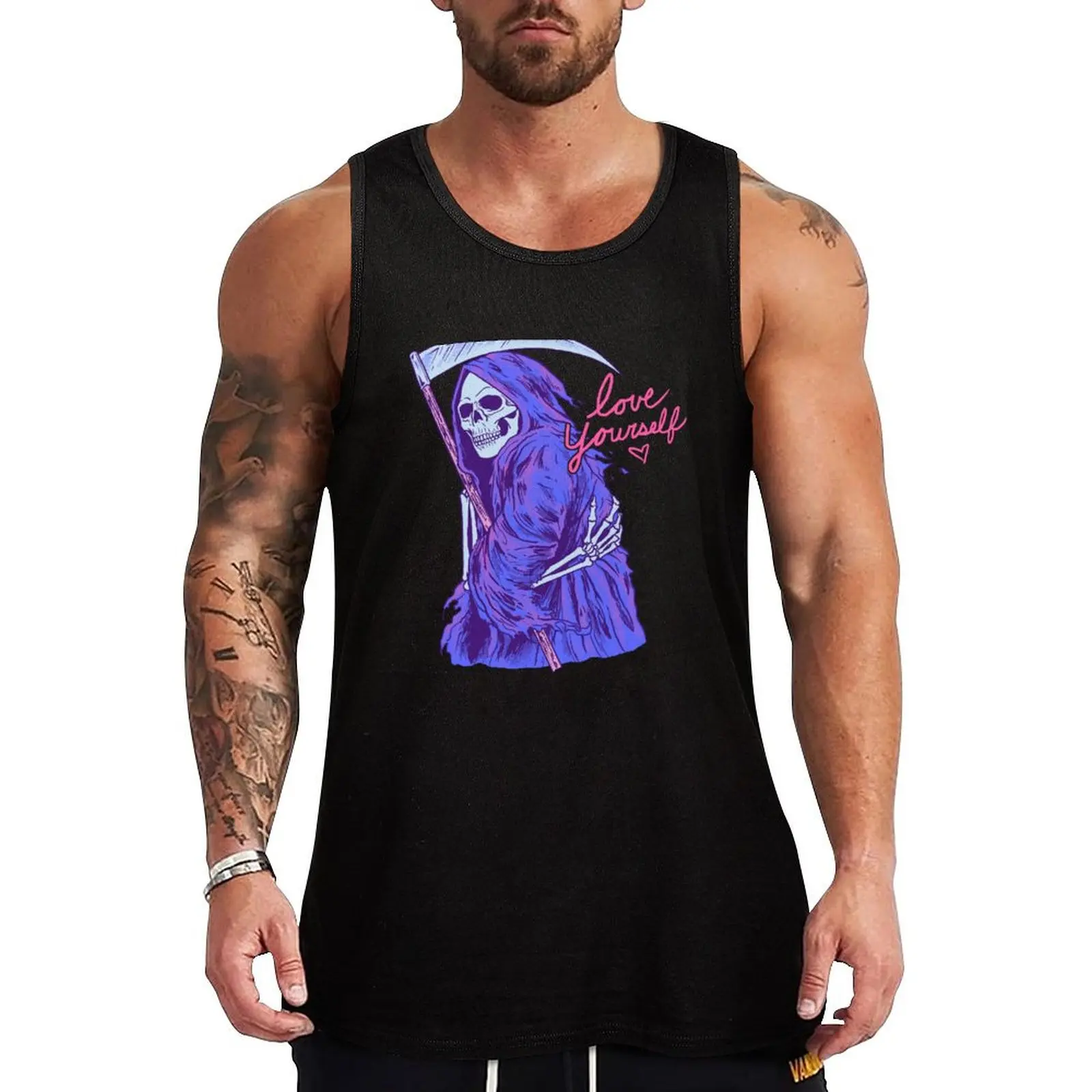 

Love Yourself Tank Top vest men t shirt gym bodybuilding sleeveless vests