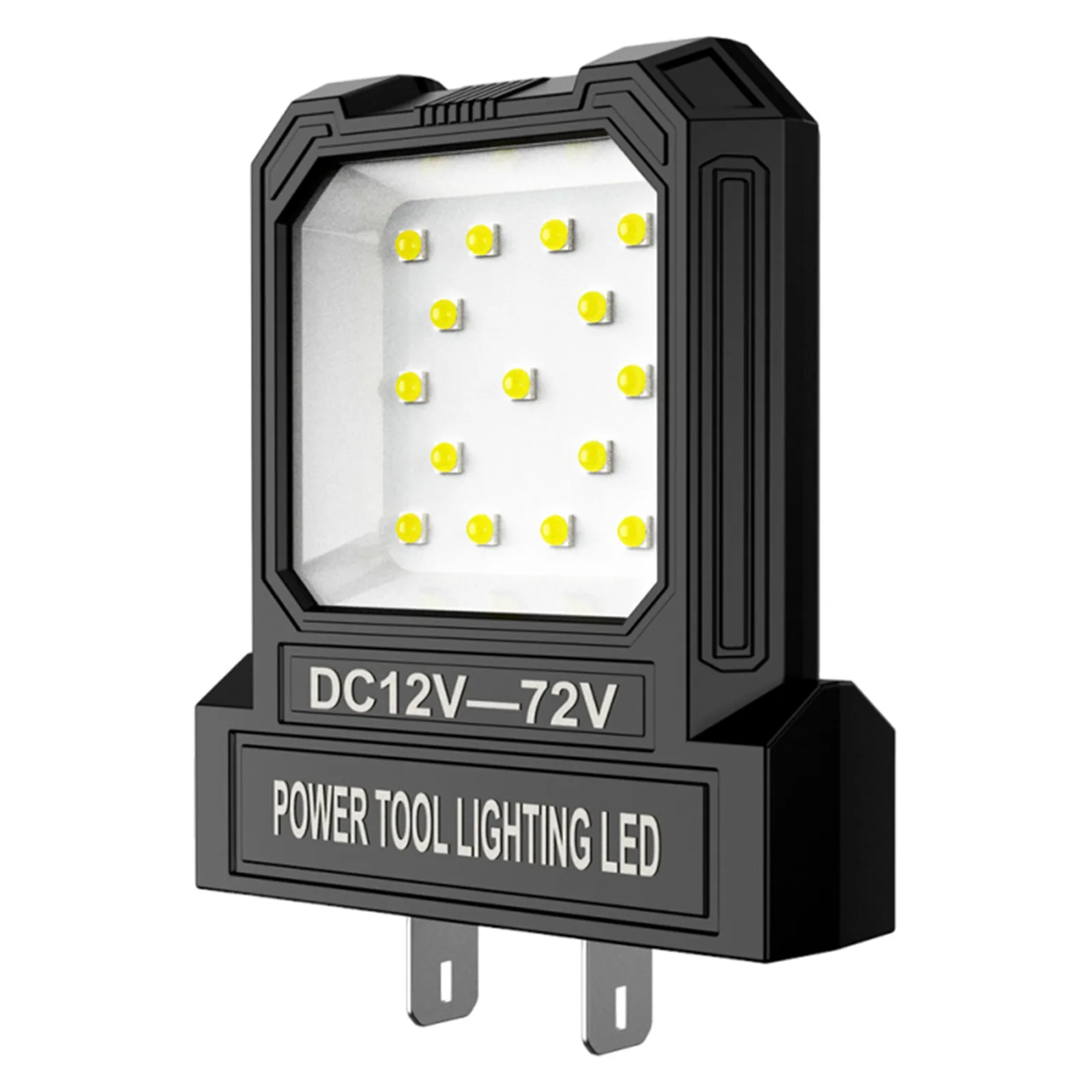 12V-72V LED 미니 포켓 작업등 550LM 배터리 없음 초강력 스포트라이트 캠핑 랜턴 (차고, 자동차 수리, 캠핑, 낚시용)