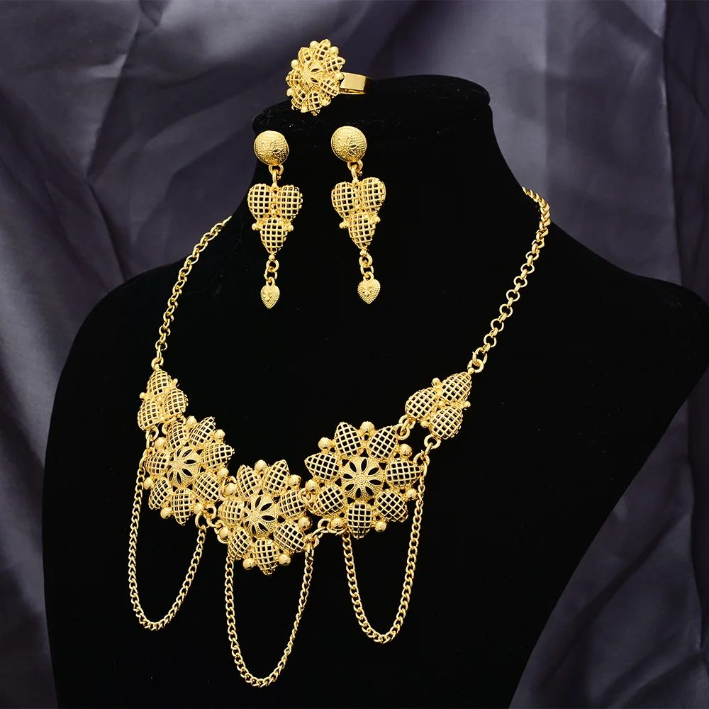 Beaded Fashion Necklace with AD tanmani pendant and Earring set – Nandini –  Gifts and Fashion