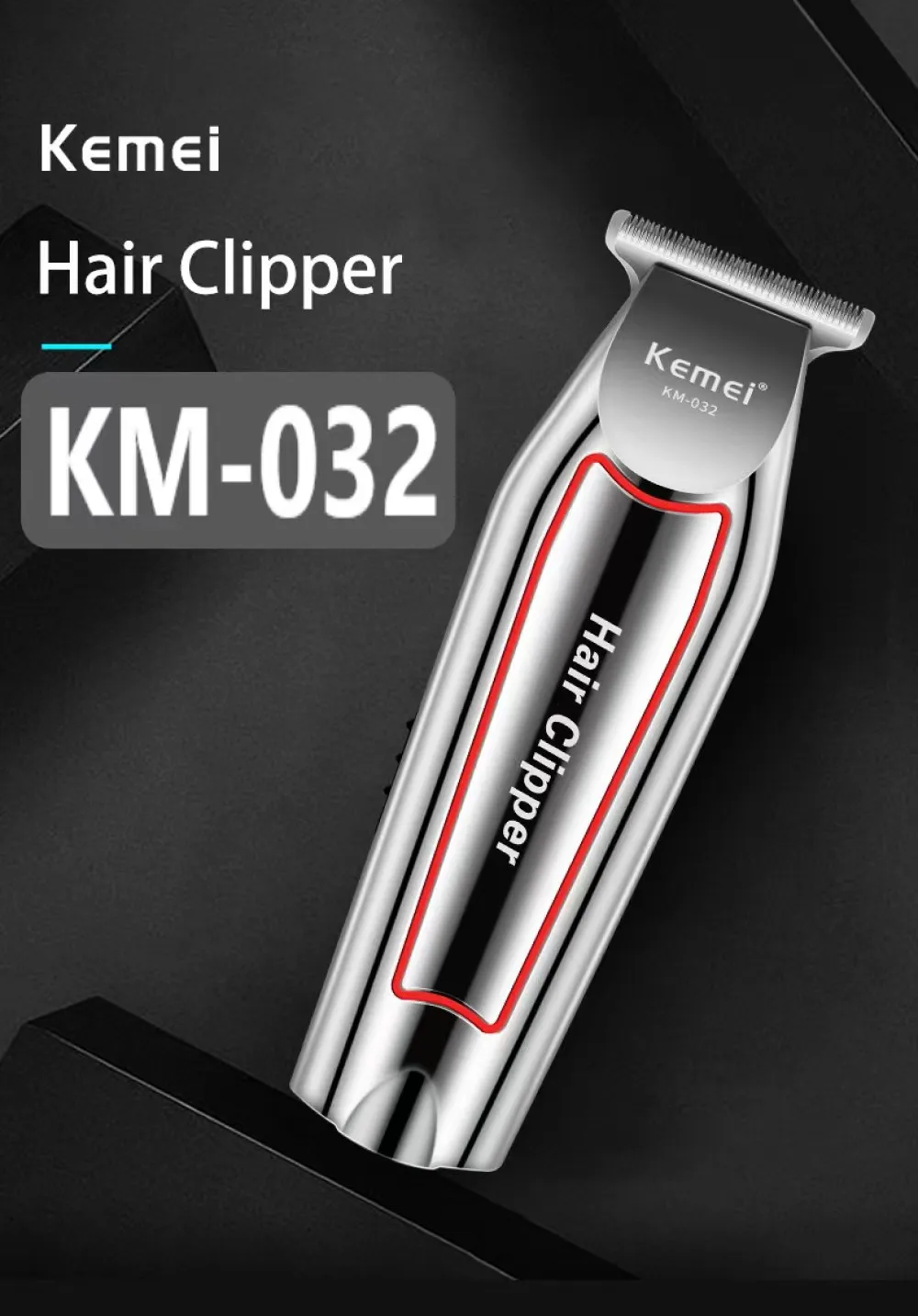 Kemei Hair Trimmer Electric Beard Trimmer ForMen Hair Clipper Hair Cutter Machine HaircutGrooming Kit KM-032