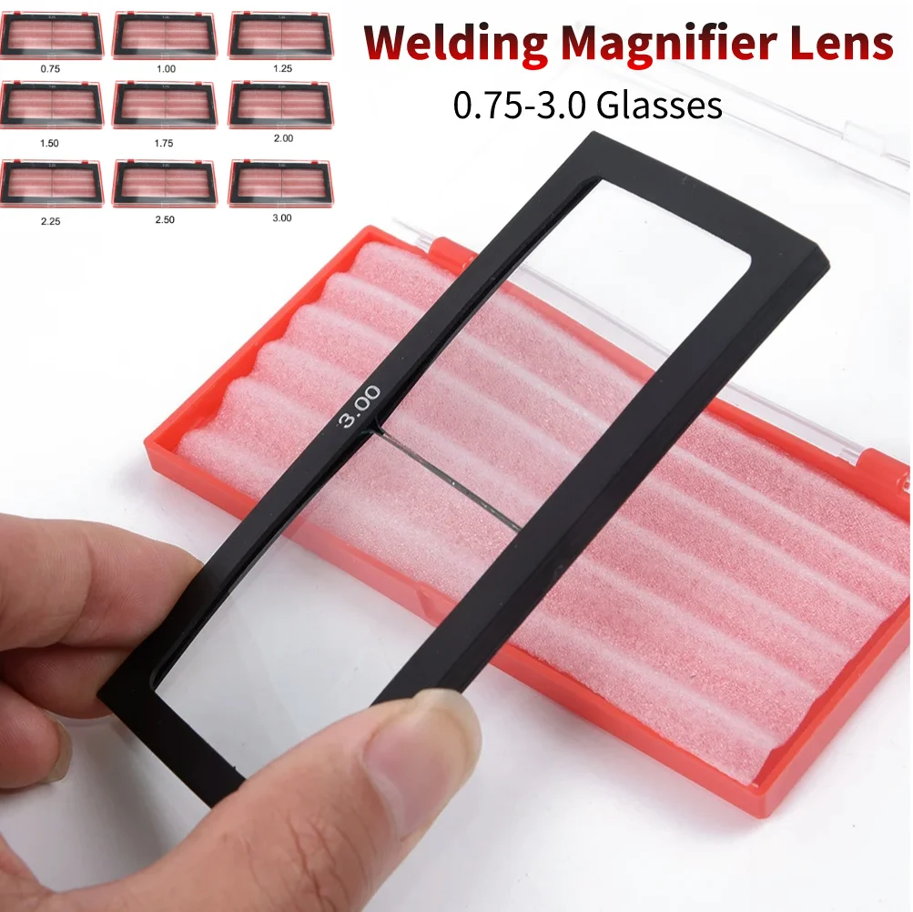 0.75-3.0 Diopter Welder Glasses Eye-protecting Replace Lens Welding Protective Accessories Protective Equipment for Construction