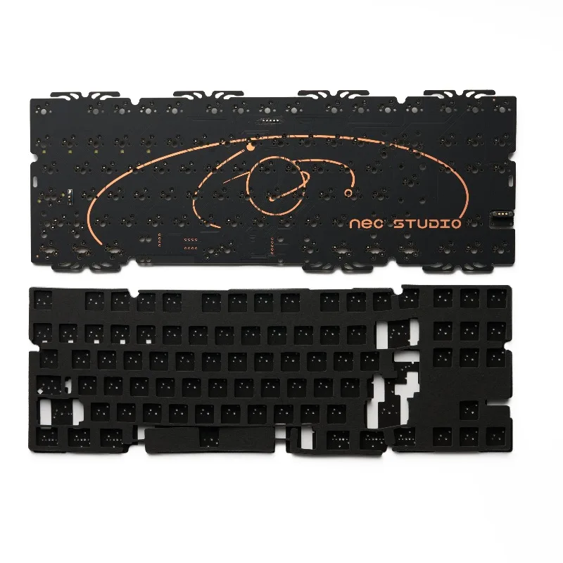 Neo80 Cu 포지셔닝 플레이트 기계식 키보드 액세서리 맞춤형 PP CF ALU 솔더 핫스왑 가능 PCB 게임용 액세서리