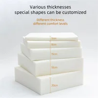 3CM 45D White Foam Sponge Square High Density Seat Foam White Cushion Core Sheet Upholstery Replacement Pad Premium Chair Pad 1