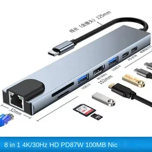 

Type-c Multi-function converter HDMI Extension connector hub for laptop