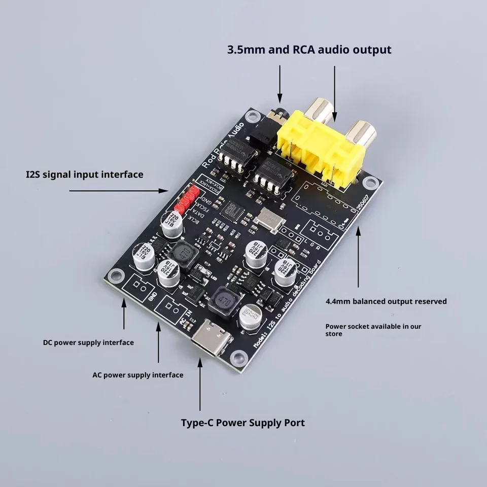 1 Pezzo Scheda Decoder I2S ES9038, Come Mostrato, in