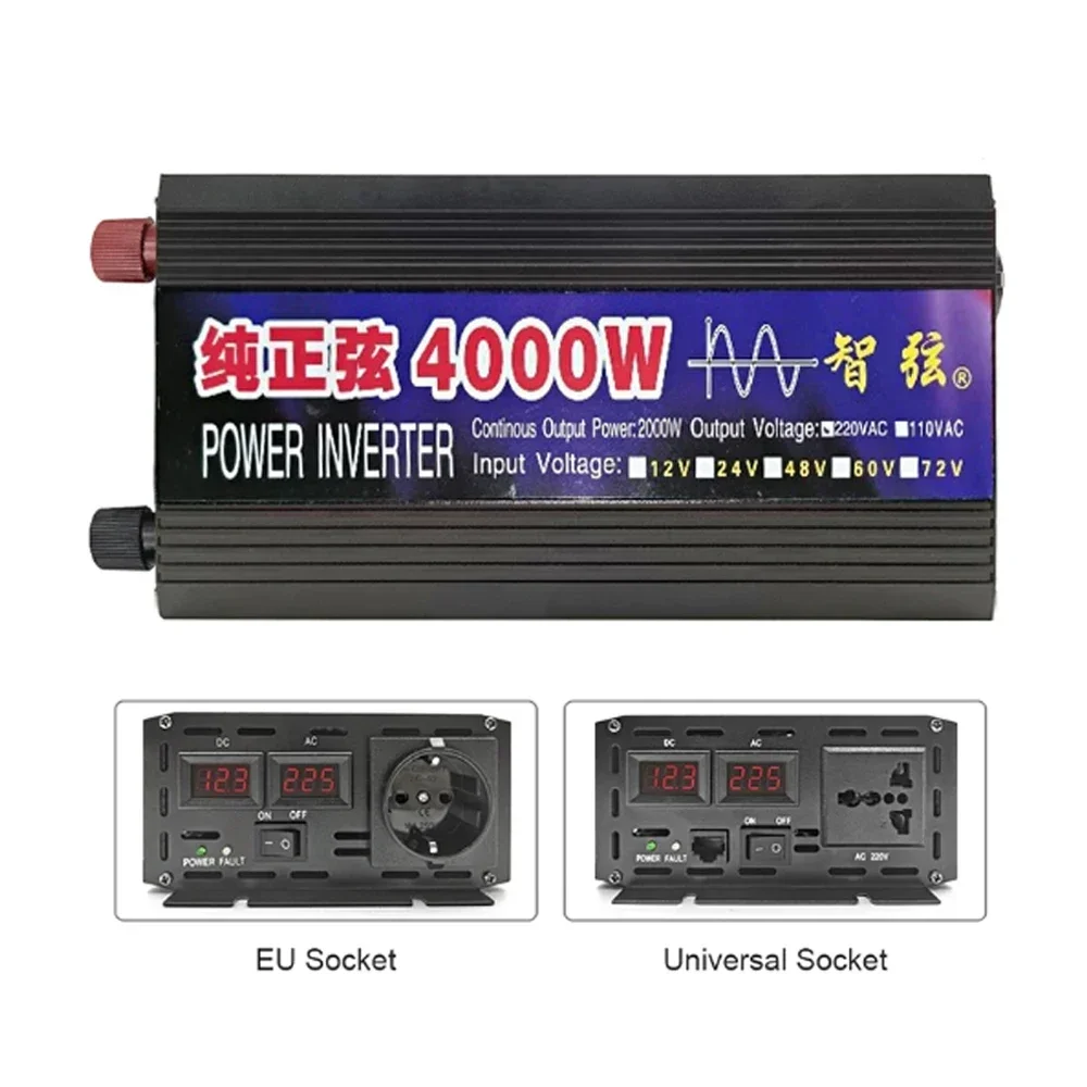 Inverter 12-220 Datou Boss ⚡ Pure sine 2000W from AliExpress 