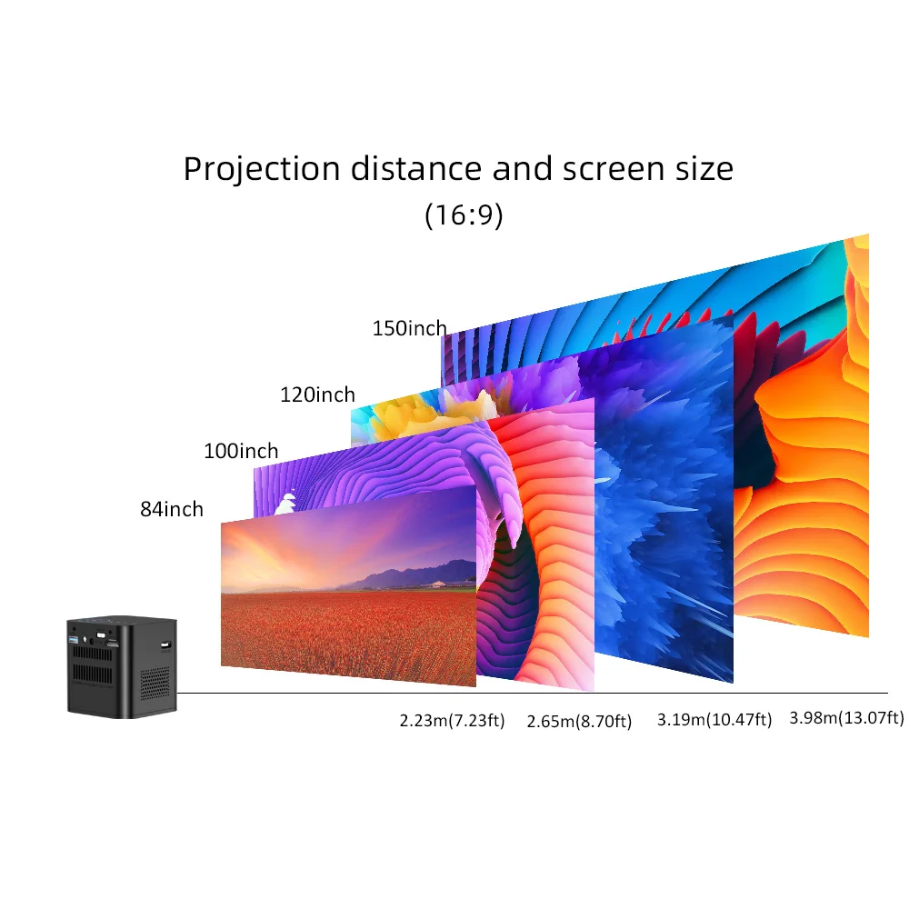 18Year Factory BYINTEK P19 Smart Led DLP Mini Pocket Projector Android WIFI Portable lAsEr Proyector Beamer For 4K 3D Cinema RV