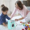 Play Washer and Dryer for Kids Washing Machine Toy Toys Early Education Set Realistic Pretend Appliance Blue Creative 1