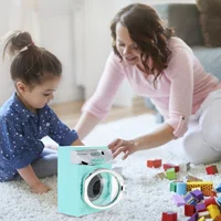 Play Washer and Dryer for Kids Washing Machine Toy Toys Early Education Set Realistic Pretend Appliance Blue Creative 1