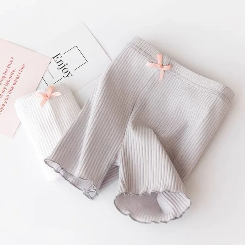 Girls Thin Safety Pants Summer Kids Leggings