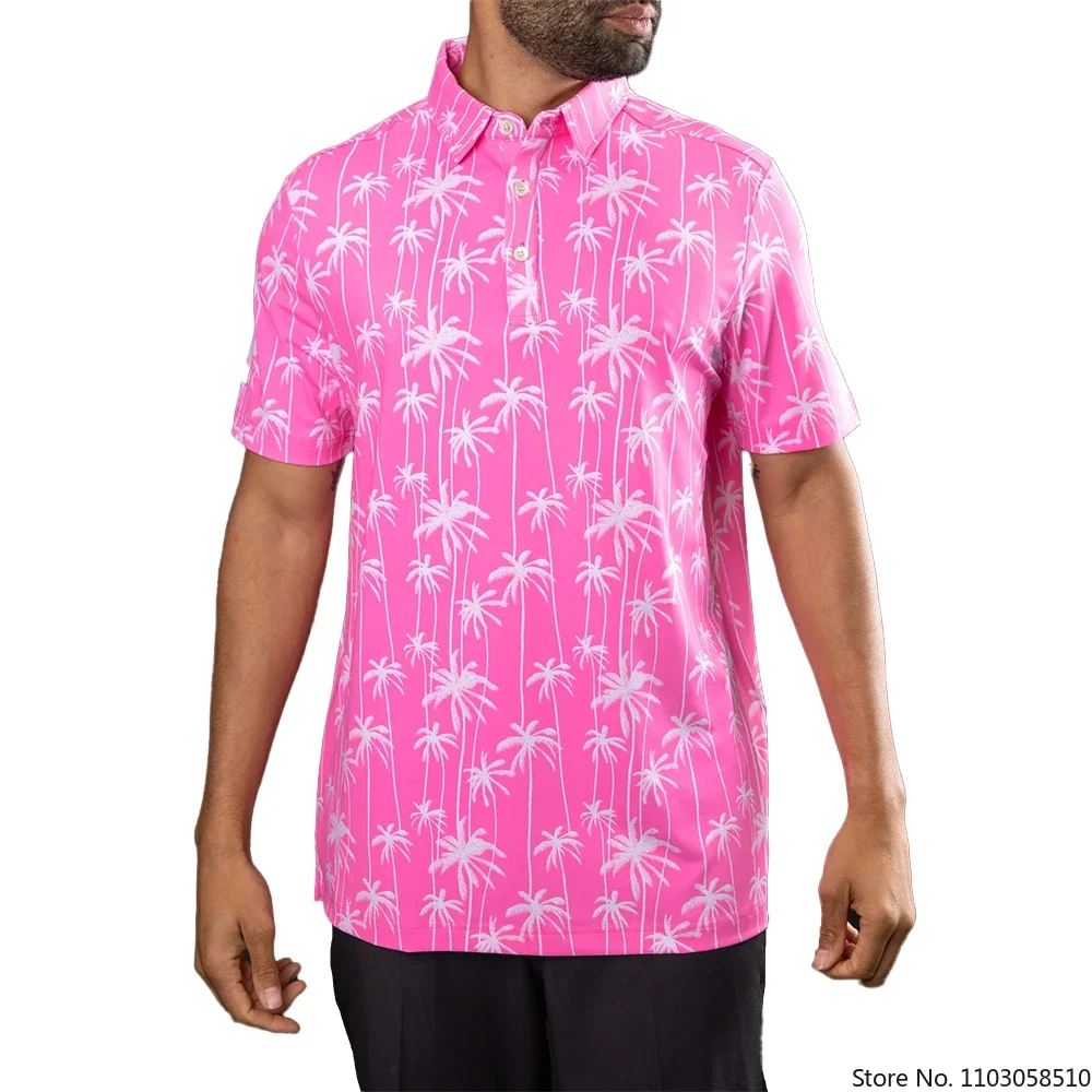Summer Business Attire Men's Outdoor Sports POLO Shirt Golf Shirt Casual Versatile Printed T-shirt F1 Racing Shirt Fashion Trend 3