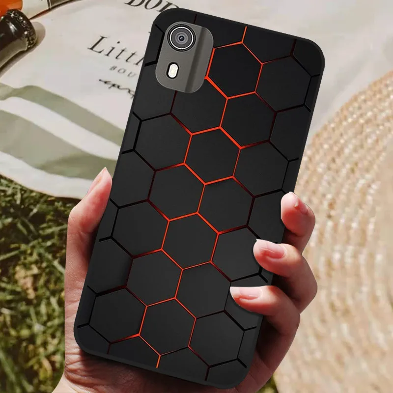 Sleek Black Shockproof Silicone Phone Case - Soft Protective Back Cover