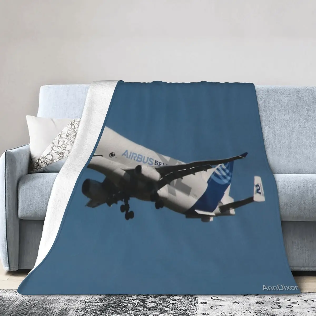 L'Airbus Beluga Xl Una Coperta In Micro Pile Ultra Morbida