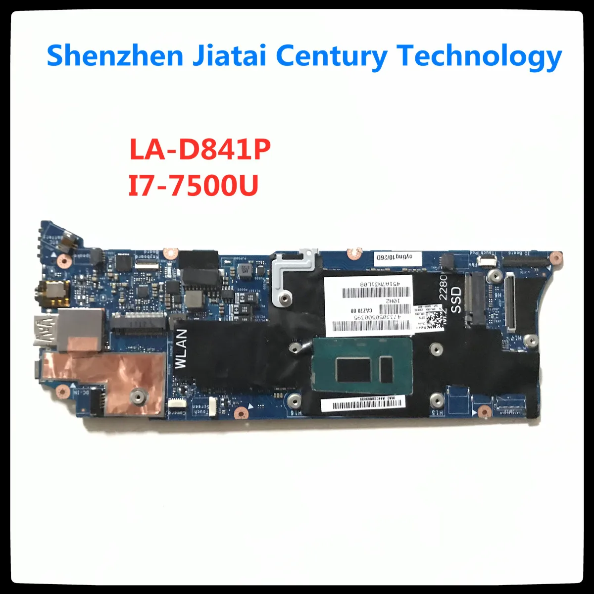 Per Dell Xps-13 9360 Scheda Madre Originale La-D841P Scheda Madre Del Computer Portatile 8Gb-Ram I7-7500U