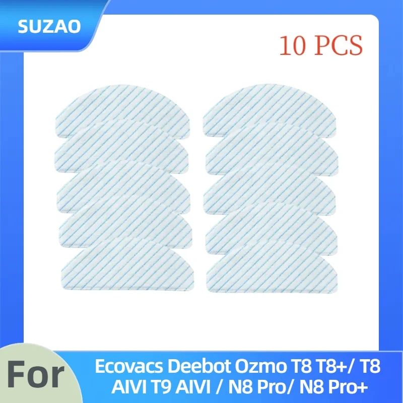 

Одноразовая для швабры амбушюры для Ecovacs Deebot Ozmo T8 T8 +/ T8 AIVI T9 AIVI / N8 Pro/ N8 Pro + аксессуары для робота-пылесоса Mop Cloth