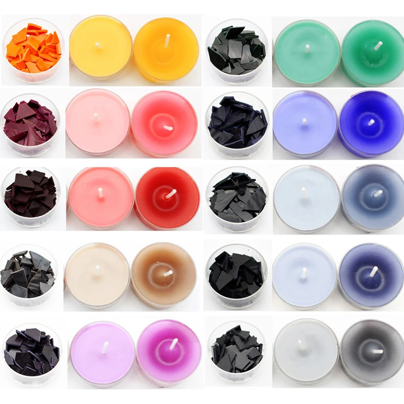 34colors Candle Dye Pigment DIY Soy Candle Wax Colorant Soap Scented Making Supplies
