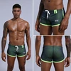 Brand Designer Men's Mesh Beathable Home Flat Pants Boxer Underwear Aro pants Breathable Pure Loose Fitting Underpants For Male 1