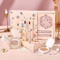 JOJODIARY First Kiss Stick 2pcs Lipstick Lip Stain Air Cushion With Refil Cosmetics Full Set For Girlfriend Wife's Birthday Gift 1