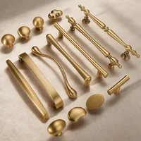 Poignées de meuble antiques, poignées de porte de placard et de garde-robe, boutons et poignées de rangement pour cuisine et meubles, style français 1