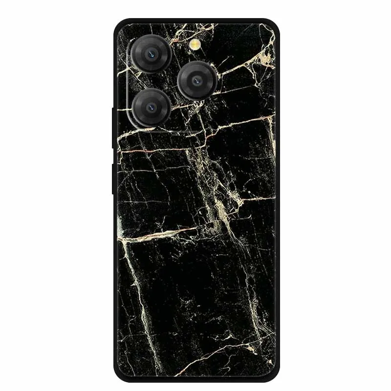 Black Silicone Protective Case for Smartphone - Durable TPU Cover