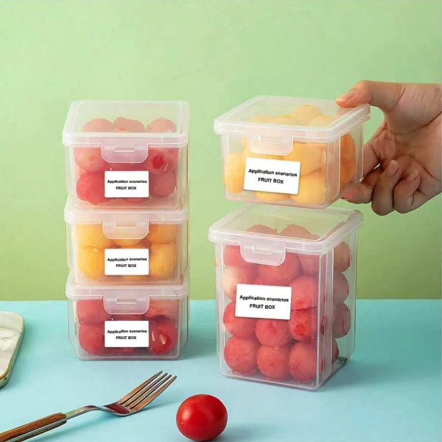 5Rolls M110/M200/M220/M221 Multifunctional Self-Adhesive Labels, 40x30mm(1.57 "x1.18") Thermal Label Paper, for Mini Label Maker