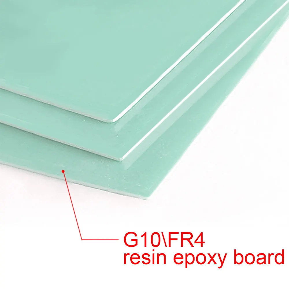 G10/FR4 Resin Epoxy Board Fiber Glass Board Insulation Material Water Green For Lithium Battery Box Assembly/Pad/3D Printing