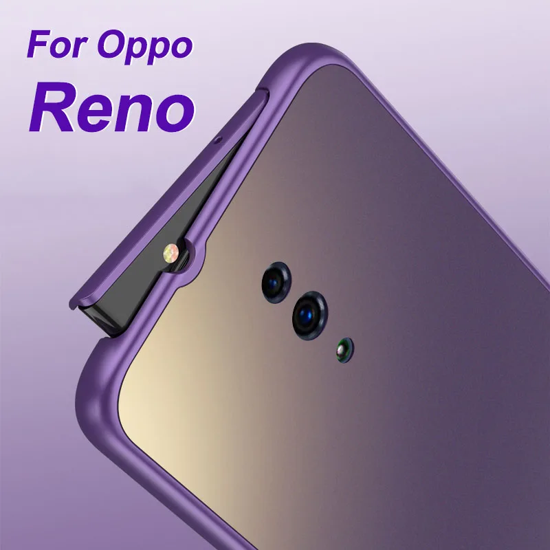 

GKK Original Case For OPPO Reno AG Frosted Plastic Case 360 Degree Protection Lifting Camera Matte Hard Cover For OPPO Reno