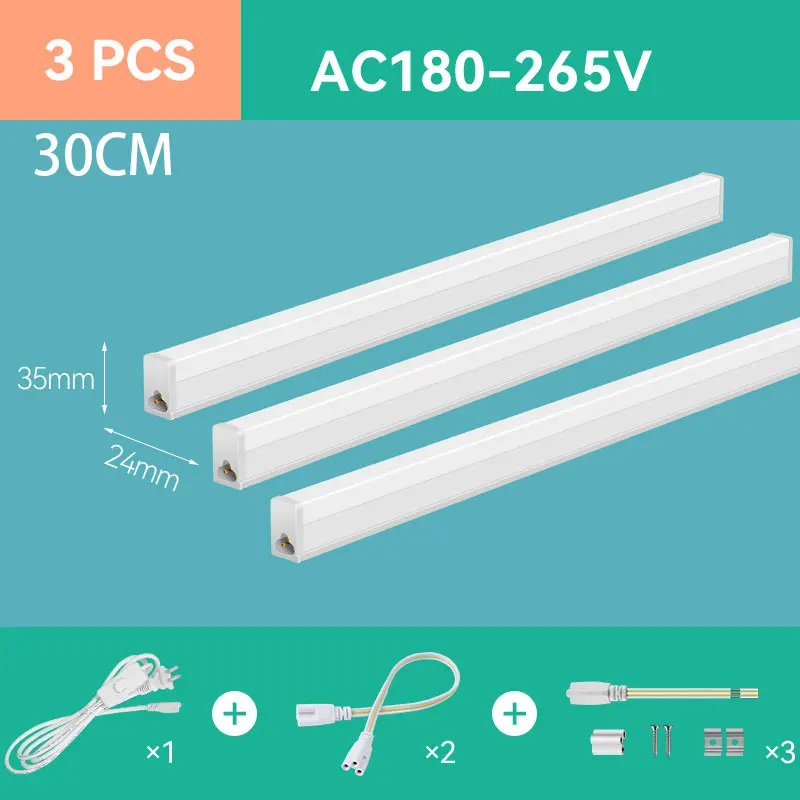 3PCS  Warm white