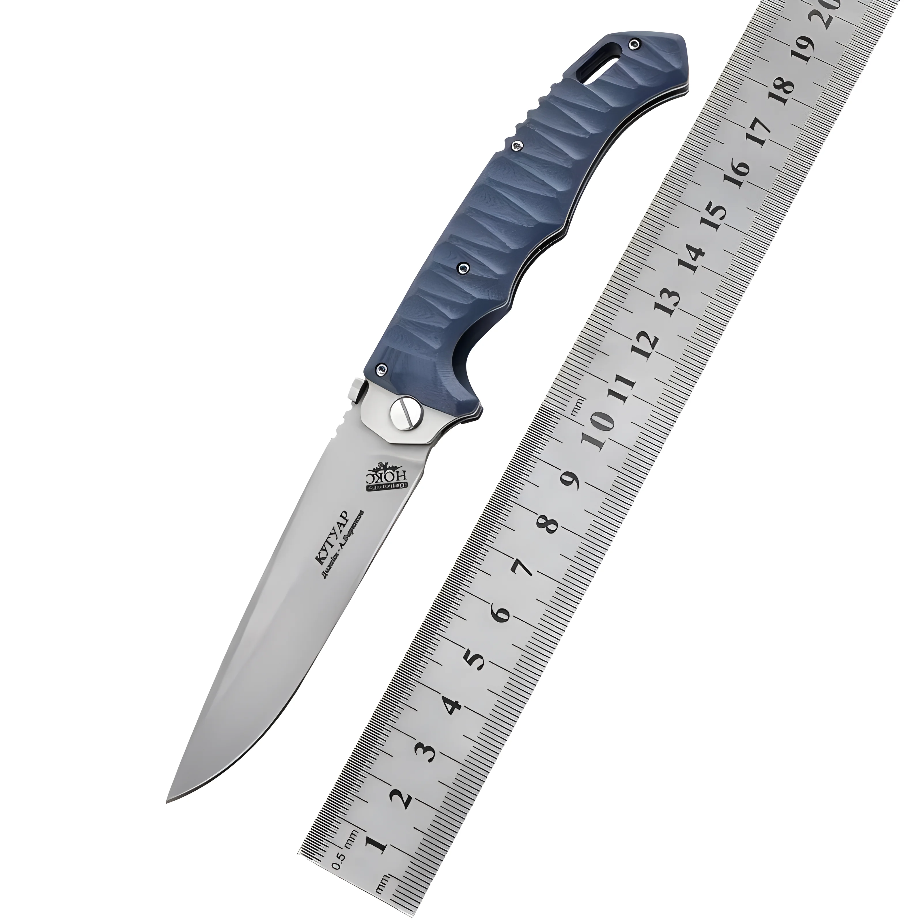 HOKC-G10 Handle pocket portable folding knife Outdoor survival emergency rescue tool knife Bread slicing knife Knife-edge fruit 2