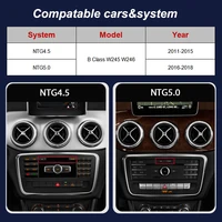 10.25“ Wireless CarPlay Android Auto Car Radio Multimedia For Mercedes Benz B Class W245 W246 2011-2018 NTG4.5 NTG5.0 BT Stereo 6
