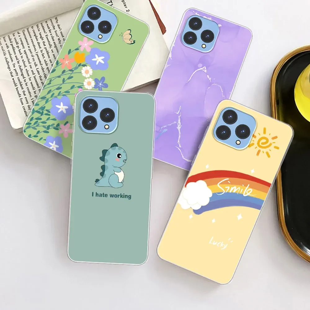 Shockproof Clear Silicone Soft TPU Back Cover - Protective Fashion Bumper Coque