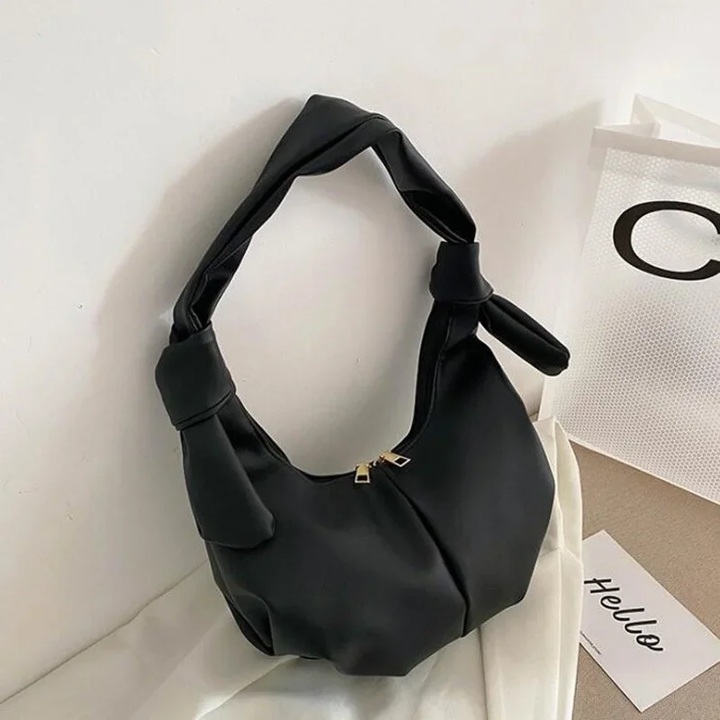 New Style Fashion Women Shoulder Bag Pu Leather Underarm Bags for Women Solid Handbags Travel Ladies Hand Tote Bag 2022 New