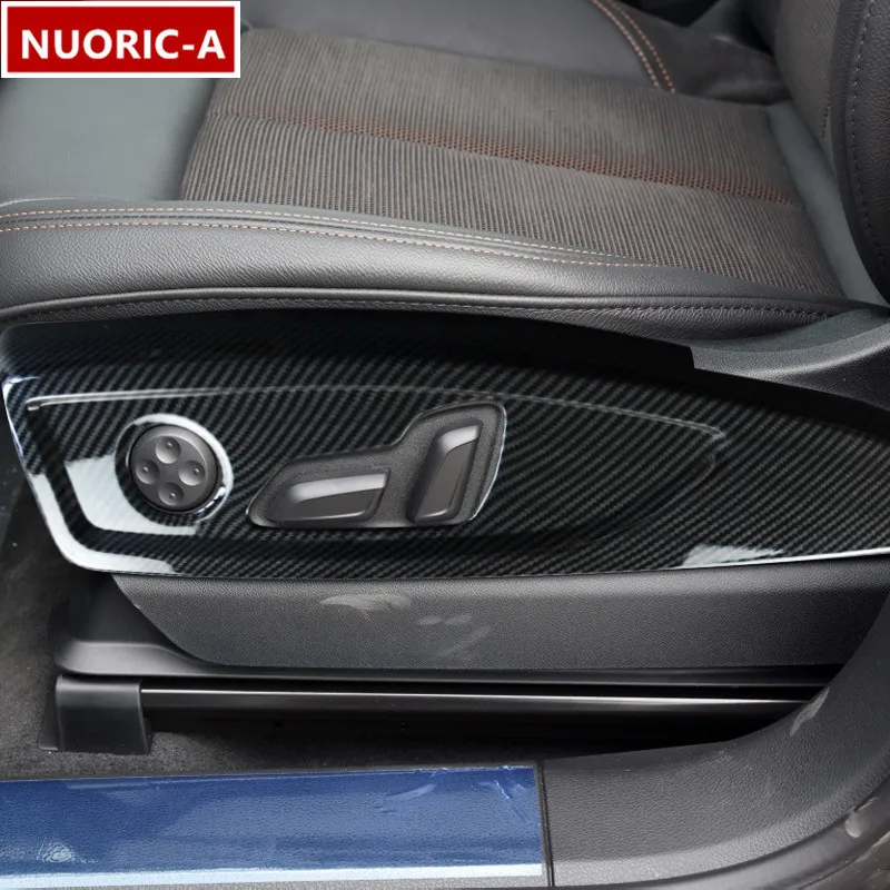 

Car Styling Seat Side Adjustment Buttons Frame Decorative Cover Trim For Audi Q5 FY 2018-22 Interior Accessories Stickers