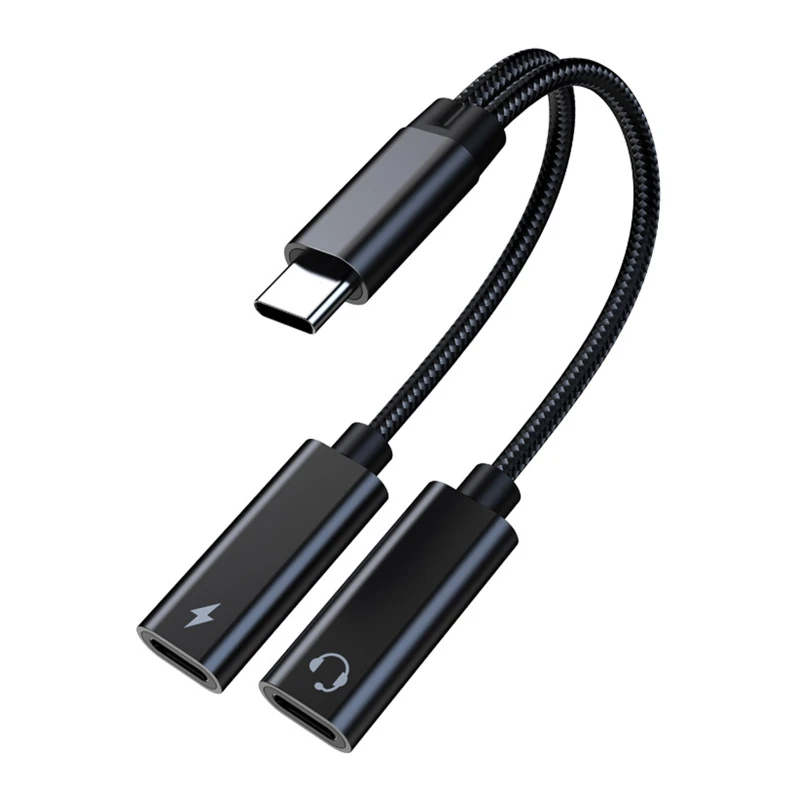 60W PD    ִ 2 in 1 Type-C USB C- USB C ̾ 
