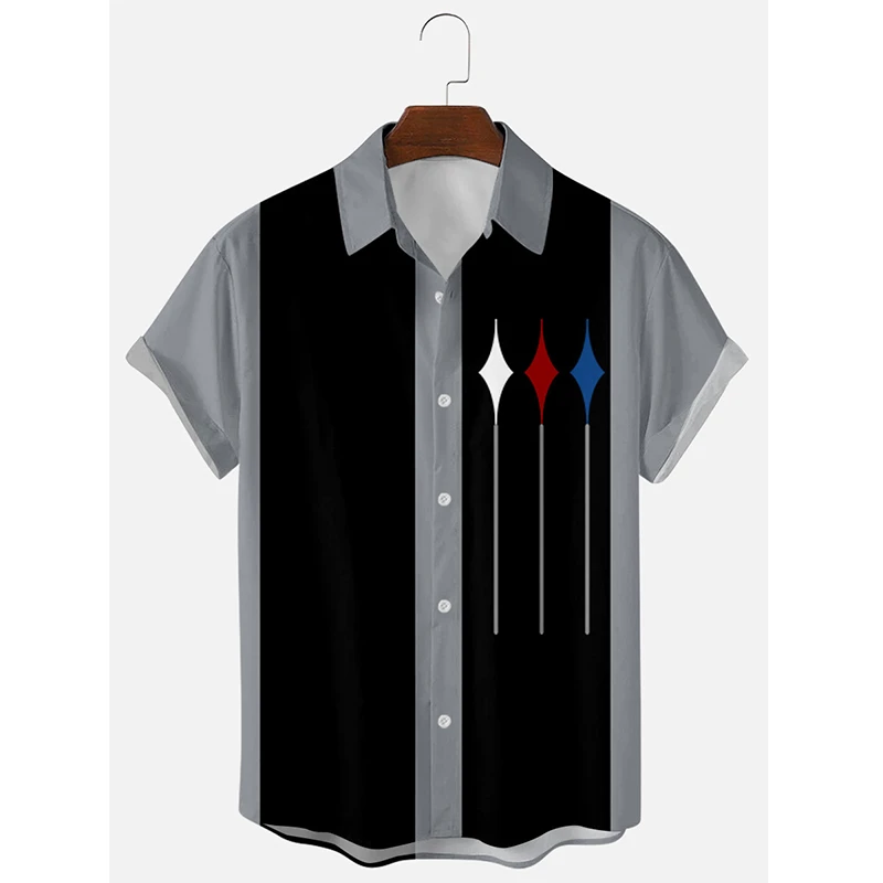 Daily Fashion Casual Men Women Shirts Stripe Musical Note Print Street Hip Hop T-shirt Homme Oversized Short-sleeved Male Tops 5