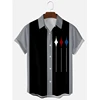 Daily Fashion Casual Men Women Shirts Stripe Musical Note Print Street Hip Hop T-shirt Homme Oversized Short-sleeved Male Tops 5