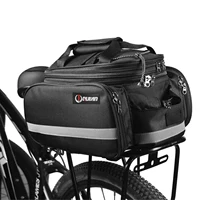 20L Wasserdichte Fahrrad Rear Seat Bag Erweiterbar Berg MTB Bike Rack Tasche Radfahren Gepäck Träger Stamm Tasche mit Regen Abdeckung neue