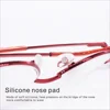Rolopop Readers Reading Glasses for Women Prescription Glasses Spring Hinges Half Frame Metallic Stainless Steel HC 5