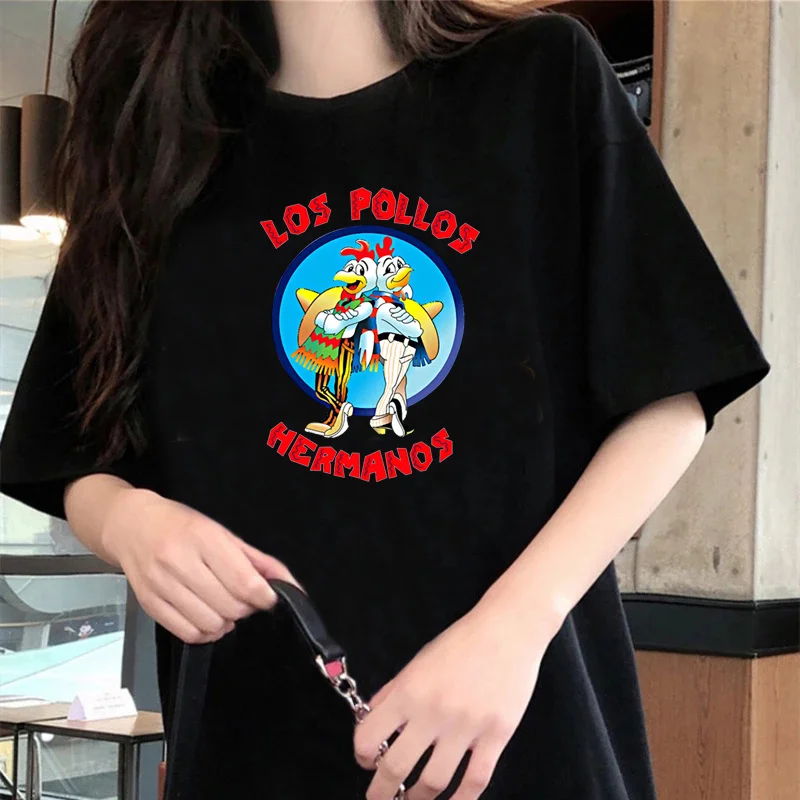 

los pollos hermanos tshirt top tees male aesthetic y2k japanese 2022 vintage tshirt aesthetic streetwear