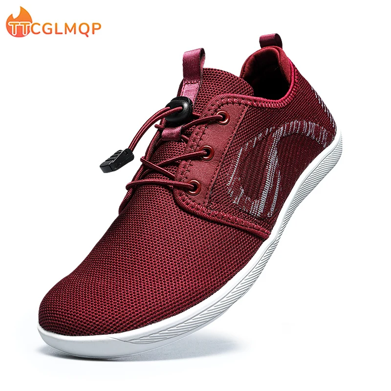 Unisex Wider Shoes Breathable Mesh Men Barefoot Wide-toed Shoes Flats Soft Zero Drop Sole Wider Toe Sneakes Large Size