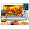 Air Fryer Toaster Smart Oven, 30-Qt XL Capacity, 50F-500F adjustable in precise 5F increments 12 in 1 Countertop Grill 1