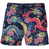 Dragon Totem Graphic Beach Shorts Pants Men y2k 3D Printing Surf Board Summer Hawaii Swimsuit Swim Trunks Cool Ice 1