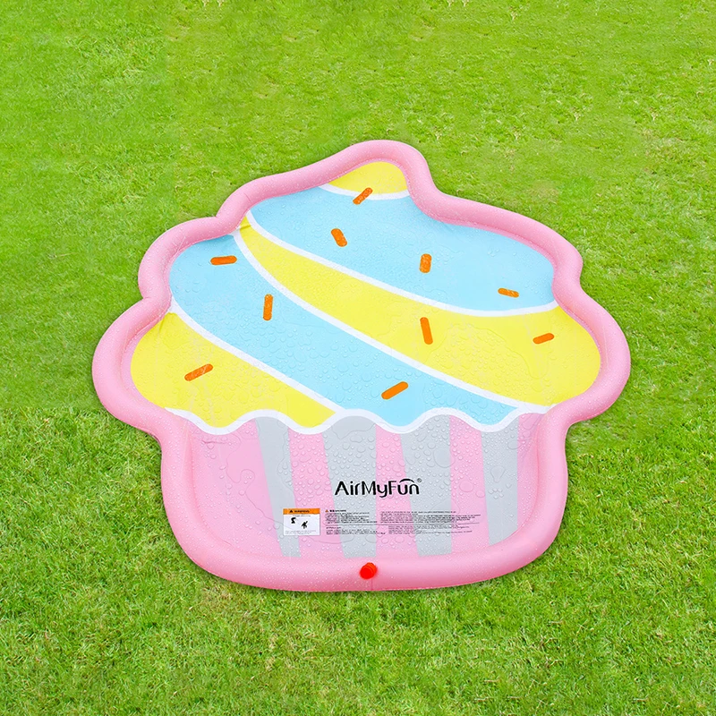Children Play Spray Mat 170cm Beach Inflatable Water Sprinkler Pad Outdoor Game Toy Lawn Swimming Pool Mat Kids Toys 5