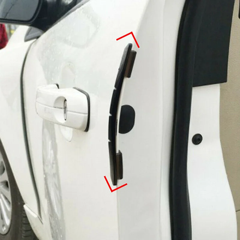 4 Pcs Universal Car Door Edges Scratch Anticollision Protector Guard