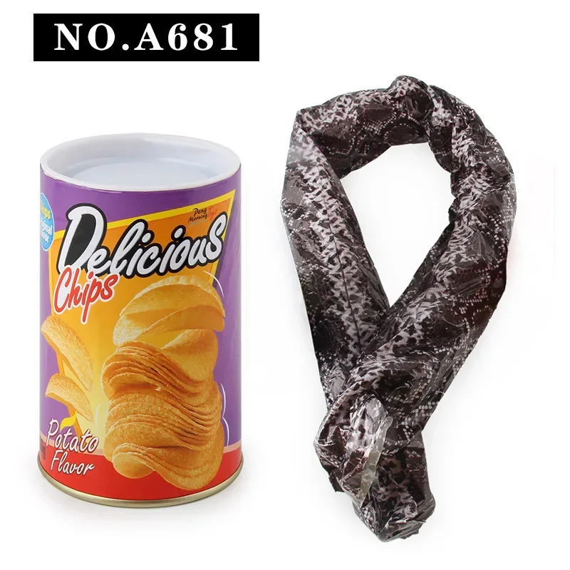 Spring Snake Toy – Kartoffelchips-Dose Als Streich, Für Aprilscherz & Halloween-Partys