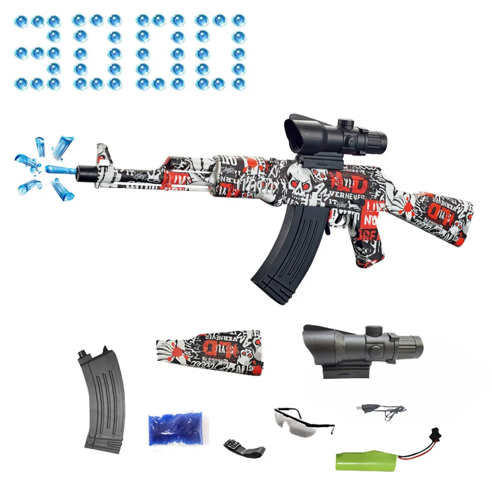 Gel Blaster Gun Paintball Pistol Ak47 Water Gun Electric Airsoft Rifle